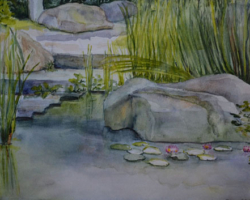 Rocks & Lily Pond